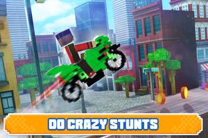 Blocky Superbikes Race Game ภาพหน้าจอ 2