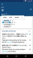 Japanese English Dictionary screenshot 1