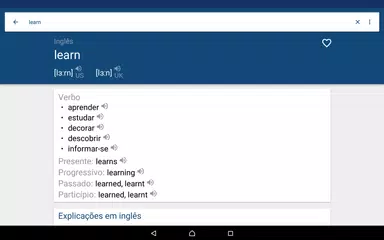 Baixar Dicionário inglês português APK