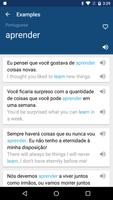 Portuguese English Dictionary screenshot 1
