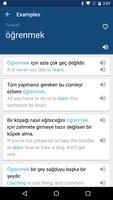 Turkish English Dictionary captura de pantalla 1