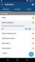 Learn Bahasa Indonesian screenshot 1