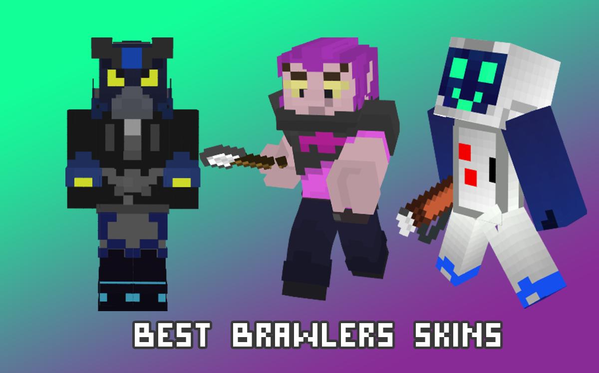 Brawl Skins For Minecraft Pe Bs Stars Gamers For Android Apk Download - skins brawl stars el primo minecraft
