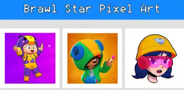 Brawl Stars Pixel Art Color By Number Book