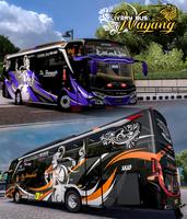 Livery Bus Wayang Affiche