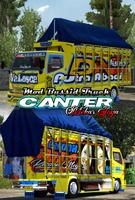 Mod Bussid Truck Canter Mekar Jaya Affiche
