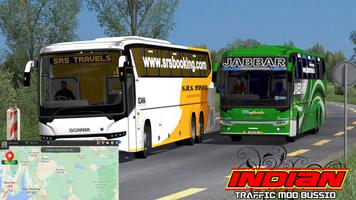 Indian Traffic Mod Bussid تصوير الشاشة 1