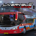 Livery Bus HD Full Banner أيقونة