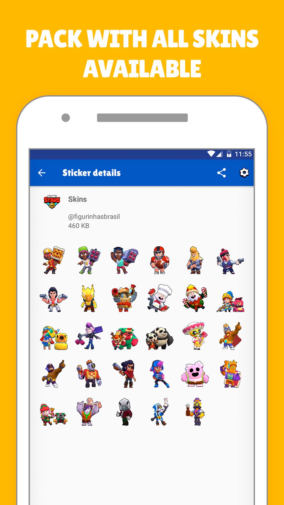 Brawl Stars Stickers For Android Apk Download - corvo brawl stars icon