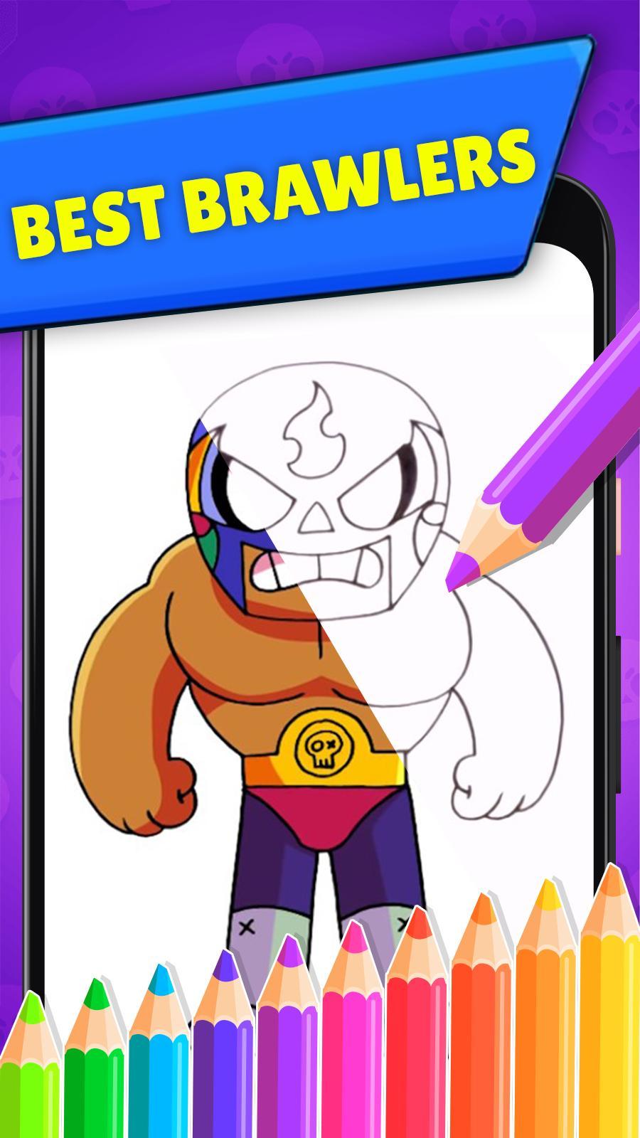 Coloring Book For Brawl Stars For Android Apk Download - vk brawl stars desing