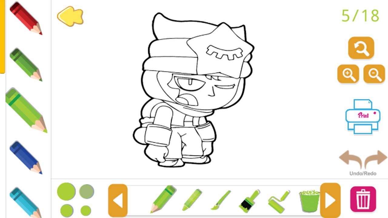 Download Bs Stars Coloring Book Brawl Color Pages For Android Apk Download