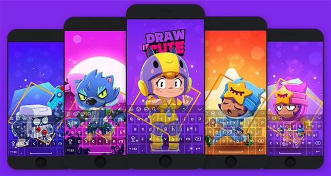 Brawl Stars Keyboard For Android Apk Download - brawl stars animated emojis download android