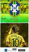 brazil and neymar wallpaper poster