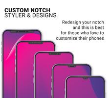 Custom Notch Styler & Designs الملصق