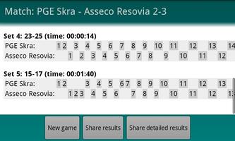 Volleyball Scoreboard captura de pantalla 1