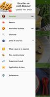 Recettes de petit-déjeuner capture d'écran 1