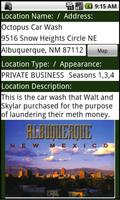 Breaking Bad Finder: Locations Ekran Görüntüsü 3
