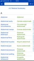 Medical Vocabulary Audio EN-RO اسکرین شاٹ 2