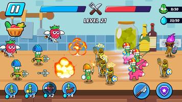 Vegetable Duel-Fruit War โปสเตอร์