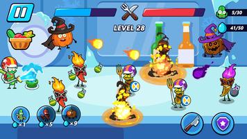 Vegetable Duel-Fruit War ภาพหน้าจอ 1