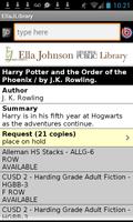 برنامه‌نما Ella Johnson Library عکس از صفحه