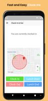 GPS Punch Clock - Breeze Clock captura de pantalla 1