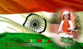 Indian Flag Photo Frames captura de pantalla 1