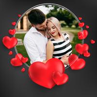 Photo Frames For Love Romantic Couple Valentine Affiche