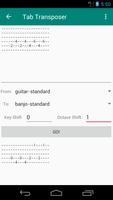 Tab Transposer - Guitar, Uku,  스크린샷 1
