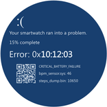 Blue Screen BSOD Watch Face