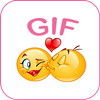 ikon Stiker Cinta Gif