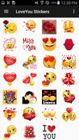 LoveYou Stickers اسکرین شاٹ 1