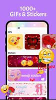 WASticker Love Sticker Gifs Ekran Görüntüsü 1