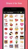 برنامه‌نما Love Sticker عکس از صفحه