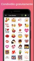 2 Schermata Amore adesivo - WAStickerApps