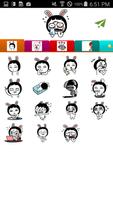 Animated Emoticons Stickers تصوير الشاشة 1