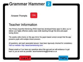 برنامه‌نما PAM Grammar Hammer 2 عکس از صفحه