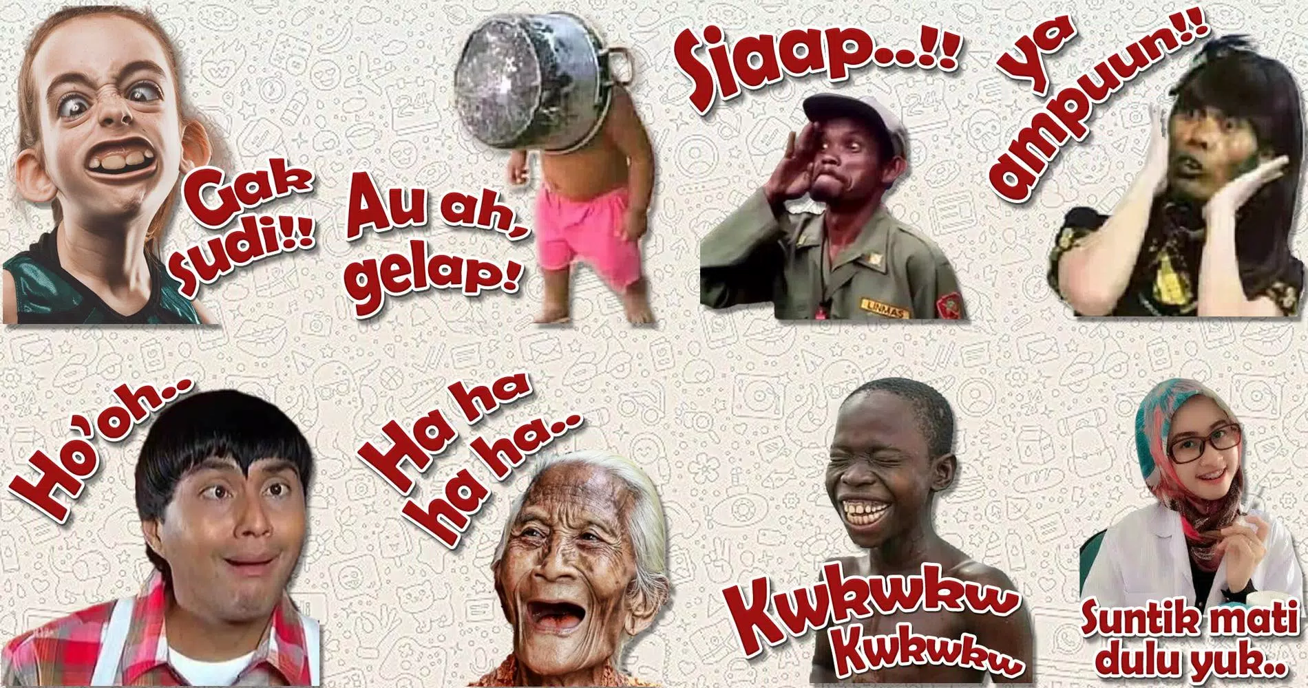 stiker lucu di whatsapp