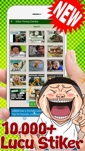 10 000 Stiker Wa Lucu Wastickerapps Funny Sticker For Android Apk Download