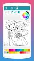 Bride and Groom Coloring Book screenshot 3