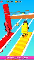 Bridge snow run race game 3d captura de pantalla 1