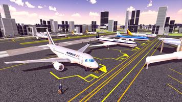 飛行飛行員 3D 模擬器遊戲 截圖 1