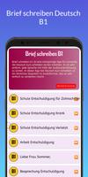 Brief schreiben Deutsch B1 poster