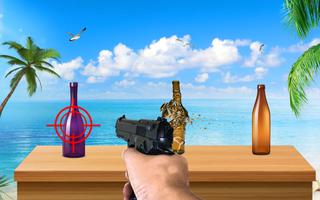 Bottle target shooting Master-poster