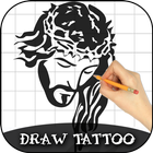 Learn How to Draw Tattoo - Self Tattoo Maker أيقونة