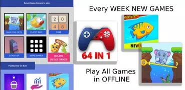 64 in 1 Games: PLAY OFFLINE