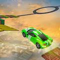 Speed car stunt