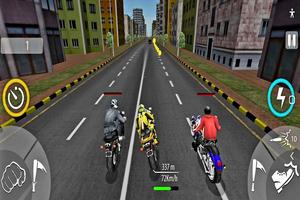 Moto Bike Racer Pro Fighter 3D captura de pantalla 1