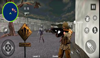 Zombie Fighter : FPS zombie Sh capture d'écran 1