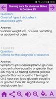 Nursing care for diabetes: Exa screenshot 2